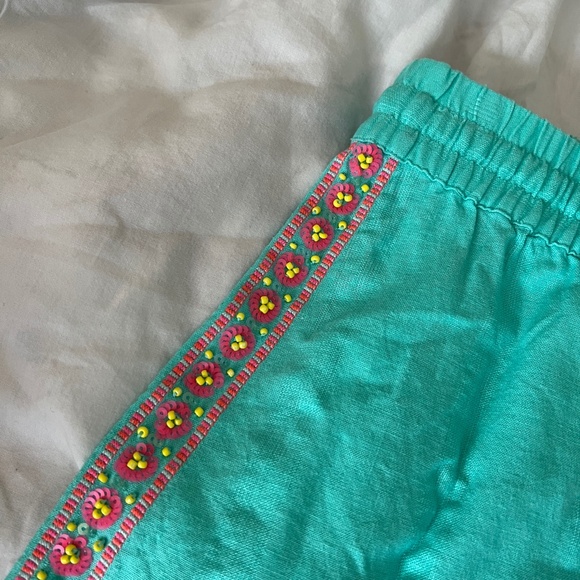 Vineyard Vines Linen Embroidered Shorts - Picture 3 of 6